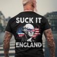 Suck It England 4Th Of July George Washington 1776 Men's T-shirt Back Print Gifts for Old Men