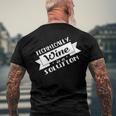 Technically Wine Is A Solution - Science Chemistry Men's Back Print T-shirt Gifts for Old Men