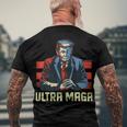 The Great Maga King Trump Ultra Proud Ultramaga Men's Crewneck Short Sleeve Back Print T-shirt Gifts for Old Men