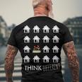 Think Different Build Gardens Not 559 Shirt Men's Crewneck Short Sleeve Back Print T-shirt Gifts for Old Men