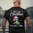 This Is My Christmas Pajama 880 Shirt Men's Crewneck Short Sleeve Back Print T-shirt Gifts for Old Men