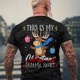 This Is My Christmas Pajama Jewish 545 Shirt Men's Crewneck Short Sleeve Back Print T-shirt Gifts for Old Men