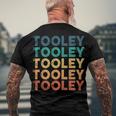 Tooley Name Shirt Tooley Family Name Men's Crewneck Short Sleeve Back Print T-shirt Gifts for Old Men