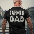 Tractor Dad Farming Father Farm Lover Farmer Daddy V2 Men's T-shirt Back Print Gifts for Old Men
