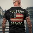 Ultra Maga And Proud Of It A Ultra Maga And Proud Of It V10 Men's Crewneck Short Sleeve Back Print T-shirt Gifts for Old Men