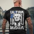 Ultra Maga And Proud Of It V26 Men's Crewneck Short Sleeve Back Print T-shirt Gifts for Old Men