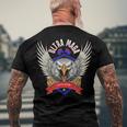 Ultra Maga Eagle Proud Ultra Maga Men's Crewneck Short Sleeve Back Print T-shirt Gifts for Old Men