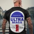 Ultra Maga Funny V2 Men's Crewneck Short Sleeve Back Print T-shirt Gifts for Old Men