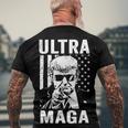 Ultra Maga Great Ultra Maga Gift Men's Crewneck Short Sleeve Back Print T-shirt Gifts for Old Men