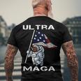 Ultra Maga Trending Gift Men's Crewneck Short Sleeve Back Print T-shirt Gifts for Old Men