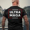 Ultra Maga Trump V3 Men's Crewneck Short Sleeve Back Print T-shirt Gifts for Old Men