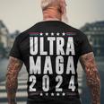 Ultra Maga Ultra Maga Funny Ultra Maga 2024 Ultra Maga And Proud Of Itultra Maga Proud V2 Men's Crewneck Short Sleeve Back Print T-shirt Gifts for Old Men