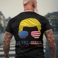 Ultra Maga Usa Maga Make America Great Again Men's Crewneck Short Sleeve Back Print T-shirt Gifts for Old Men