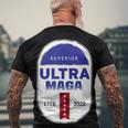 Ultra Maga V21 Men's Crewneck Short Sleeve Back Print T-shirt Gifts for Old Men