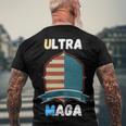 Ultra Mega Great Quote To Support Trump Men's Crewneck Short Sleeve Back Print T-shirt Gifts for Old Men