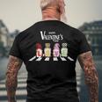 Valentinegnomecrosswalk Men's Crewneck Short Sleeve Back Print T-shirt Gifts for Old Men