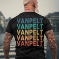 Vanpelt Name Shirt Vanpelt Family Name Men's Crewneck Short Sleeve Back Print T-shirt Gifts for Old Men