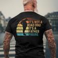 Vintage Its Not A Dad Bod Its Father Figure Men's Back Print T-shirt Gifts for Old Men