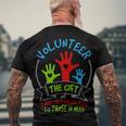 Volunteer - The Of Time Is Priceless 54 Trending Shirt Men's Crewneck Short Sleeve Back Print T-shirt Gifts for Old Men