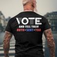 Vote Tell Them Ruth Sent You 32 Shirt Men's Crewneck Short Sleeve Back Print T-shirt Gifts for Old Men