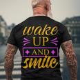 Wake Up And Smile 771 Trending Shirt Men's Crewneck Short Sleeve Back Print T-shirt Gifts for Old Men