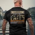 I Wear Camouflage But My Faith Is Not Hidden Men's Back Print T-shirt Gifts for Old Men