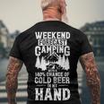 Weekend Forecast Camping With A Chance Active 24 Shirt Men's Crewneck Short Sleeve Back Print T-shirt Gifts for Old Men