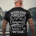 Weekend Forecast Mountain Camper 11 Shirt Men's Crewneck Short Sleeve Back Print T-shirt Gifts for Old Men