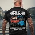 Welcome To Camp Quitcherbitchin Funny 7 Shirt Men's Crewneck Short Sleeve Back Print T-shirt Gifts for Old Men