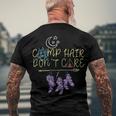 Womens Camp Hair Dont Care Camping Camper Awesome GiftShirt Men's Crewneck Short Sleeve Back Print T-shirt Gifts for Old Men