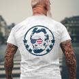 Abraham Lincoln 4Th Of July Usa Tee Men's Back Print T-shirt Gifts for Old Men