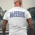 Alderson Broaddus University Oc0235 Men's Back Print T-shirt Gifts for Old Men