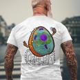 Biology Science Pun Humor For A Cell Biologist Men's Back Print T-shirt Gifts for Old Men