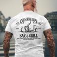 Blackbeards Bar And Grill Est Men's Crewneck Short Sleeve Back Print T-shirt Gifts for Old Men