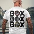 Box Box Box F1 Tyre Compound V2 Design Men's Crewneck Short Sleeve Back Print T-shirt Gifts for Old Men