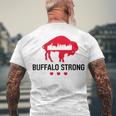 Buffalo Strong Pray For Buffalo Buffalo Strong Men's Crewneck Short Sleeve Back Print T-shirt Gifts for Old Men