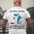 Bumpa Grandpa Bumpa Shark Like A Normal Grandpa But More Awesome Men's T-Shirt Back Print Gifts for Old Men