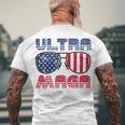 Copy Of Maga Kingultra Maga Men's Crewneck Short Sleeve Back Print T-shirt Gifts for Old Men