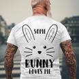 Copy Of Some Bunny Loves Dancing Men's Crewneck Short Sleeve Back Print T-shirt Gifts for Old Men