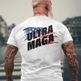 Copy Of Ultra Maga Men's Crewneck Short Sleeve Back Print T-shirt Gifts for Old Men