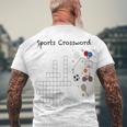 Croswords Men's Crewneck Short Sleeve Back Print T-shirt Gifts for Old Men