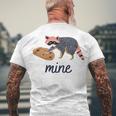 Cute Funny Men's Crewneck Short Sleeve Back Print T-shirt Gifts for Old Men