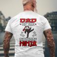 Dad Of The Birthday Ninja Shinobi Themed Bday Party Men's Back Print T-shirt Gifts for Old Men