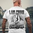Grandpap Grandpa Nothing Beats Being A Grandpap Men's T-Shirt Back Print Gifts for Old Men