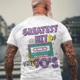 Greatest Hit Of The 90S Retro Cassette Tape Vintage Birthday Men's T-shirt Back Print Gifts for Old Men