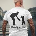 Happy Fathers Day I Love Father Daddy And Me Men's Back Print T-shirt Gifts for Old Men