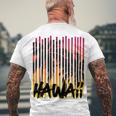 Hawaii V2 Men's Crewneck Short Sleeve Back Print T-shirt Gifts for Old Men