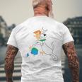 The Jetsons Astro Hugging George Men's Back Print T-shirt Gifts for Old Men