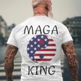 King Maga Men's Crewneck Short Sleeve Back Print T-shirt Gifts for Old Men