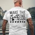 Make The Earth Cool Again Men's Crewneck Short Sleeve Back Print T-shirt Gifts for Old Men